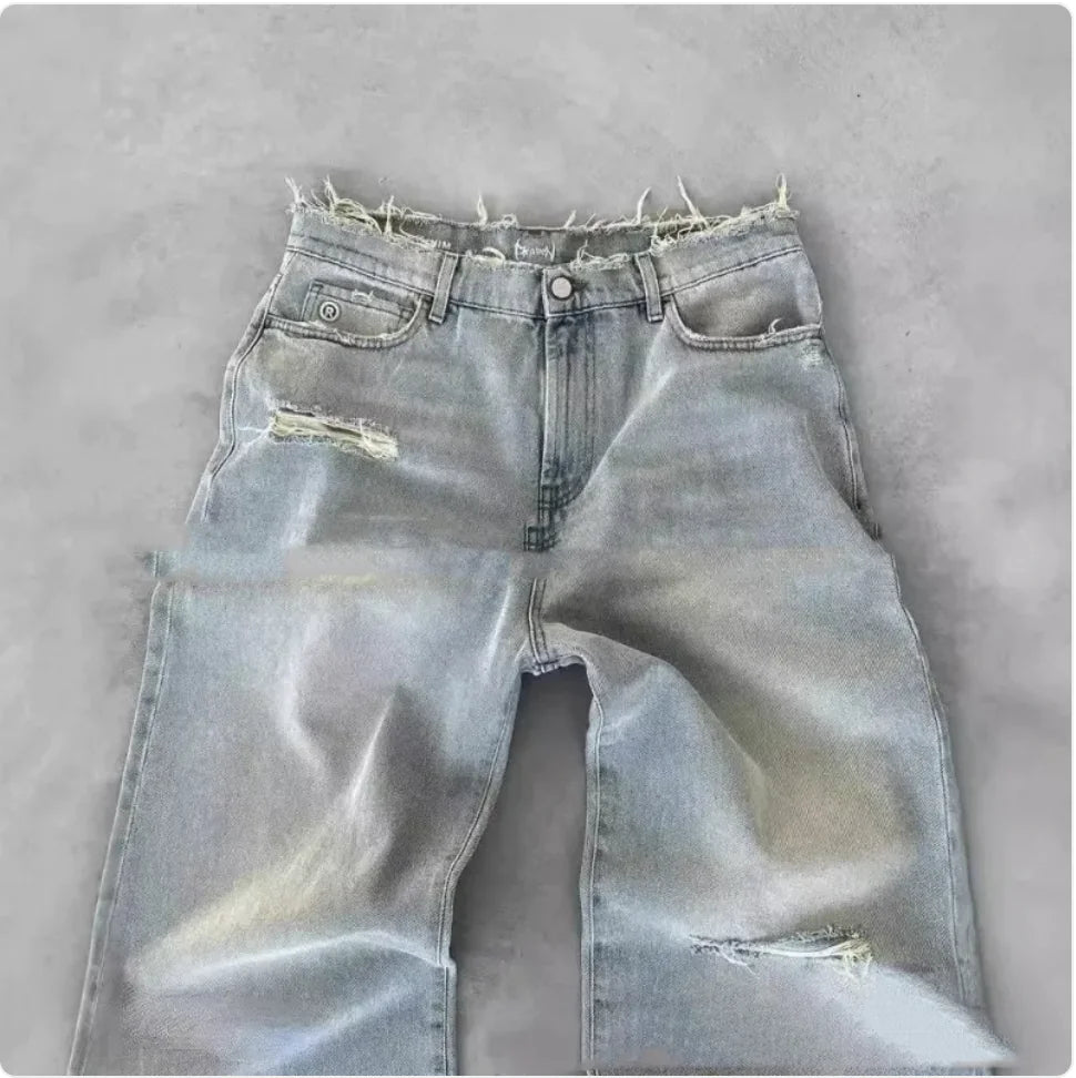 European Style Ripped Jeans for Men