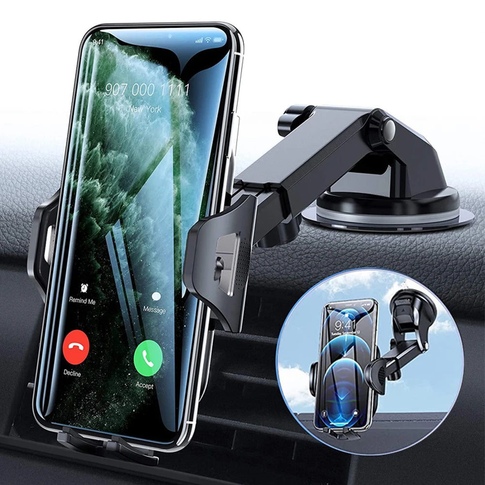 New Sucker Car Phone Holder Mobile Phone Holder Stand in Car No Magnetic GPS Mount Support For iPhone 11 Pro Xiaomi Samsung