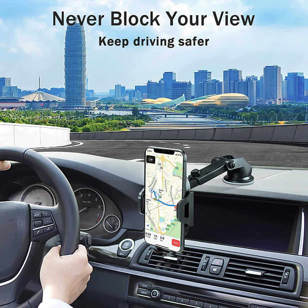 New Sucker Car Phone Holder Mobile Phone Holder Stand in Car No Magnetic GPS Mount Support For iPhone 11 Pro Xiaomi Samsung