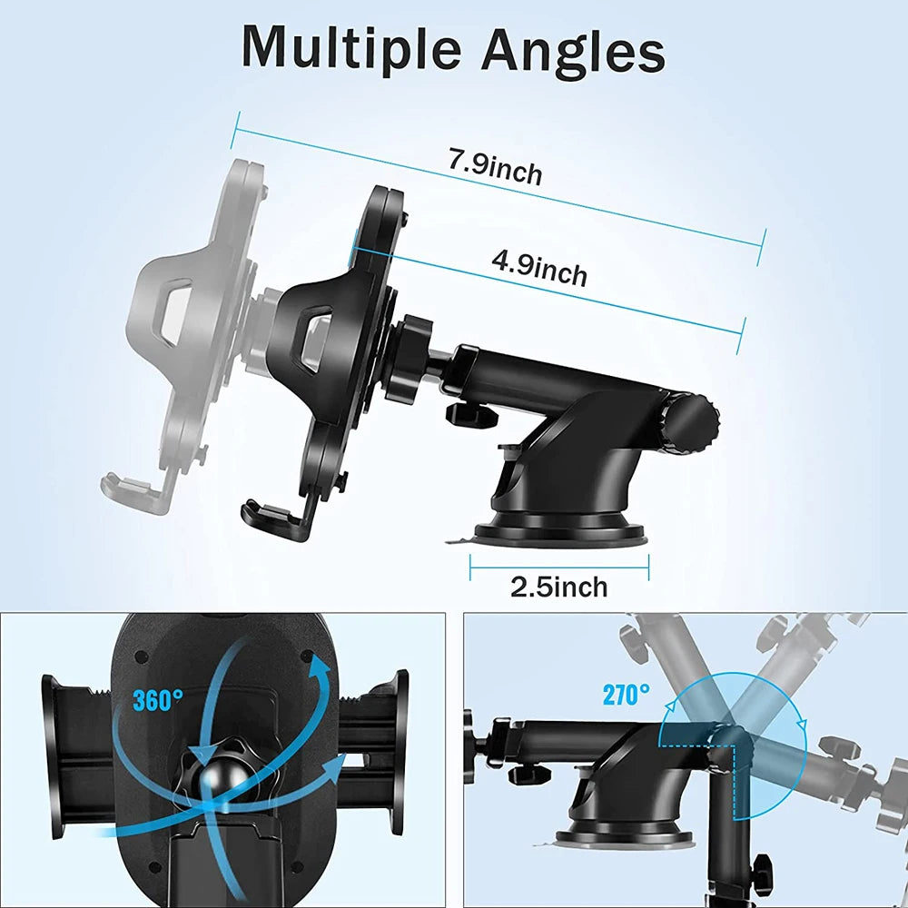 New Sucker Car Phone Holder Mobile Phone Holder Stand in Car No Magnetic GPS Mount Support For iPhone 11 Pro Xiaomi Samsung