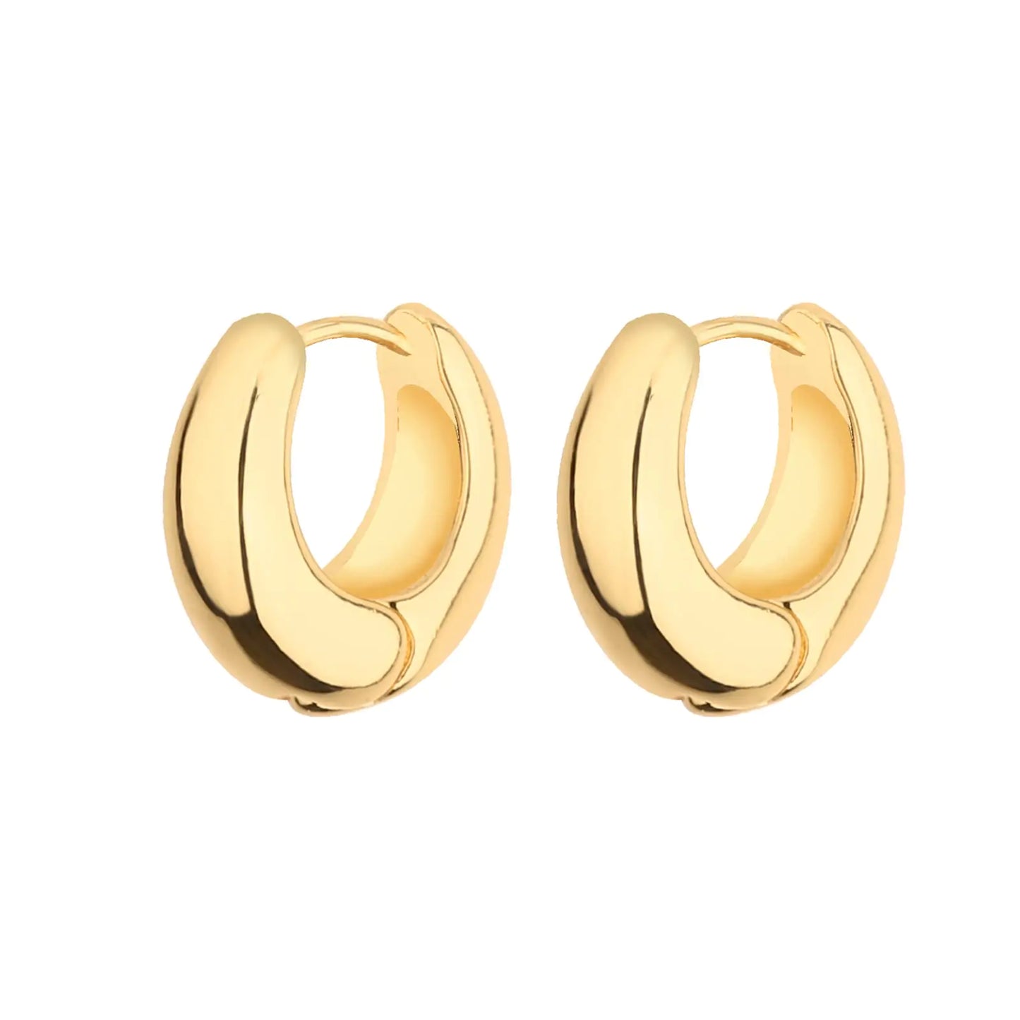 Wgoud Chunky Hoop Earrings Set
