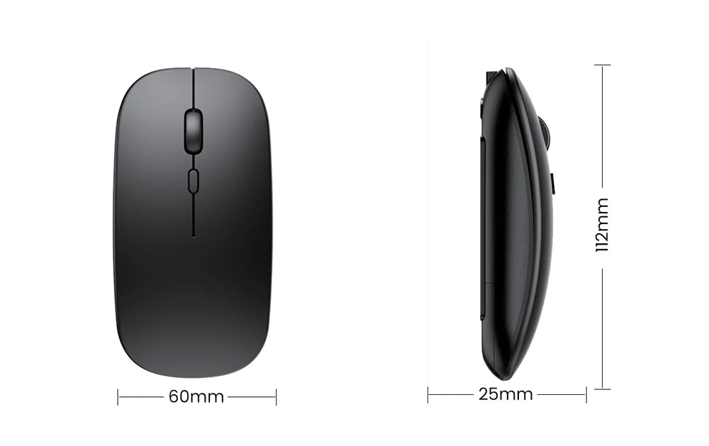 Rechargeable Wireless Mouse Bluetooth Mouse Computer Ergonomic Mini Usb Mause 2.4Ghz Silent Macbook Optical Mice For Laptop Pc