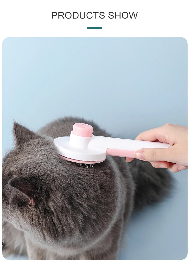 Cat Brush Pet Grooming Brush for Cats Remove Hairs Pet Cat Hair Remover Pets Hair Removal Comb Puppy Kitten Grooming Accessories