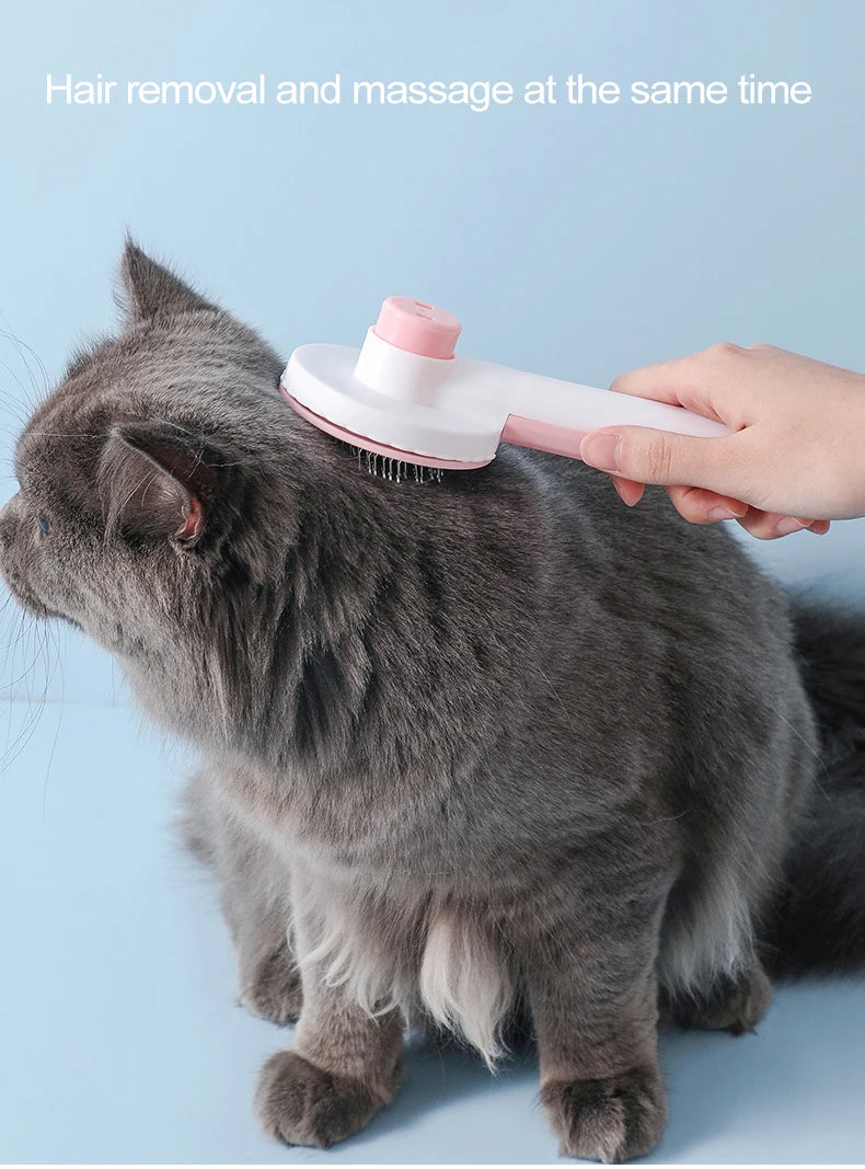 Cat Brush Pet Grooming Brush for Cats Remove Hairs Pet Cat Hair Remover Pets Hair Removal Comb Puppy Kitten Grooming Accessories