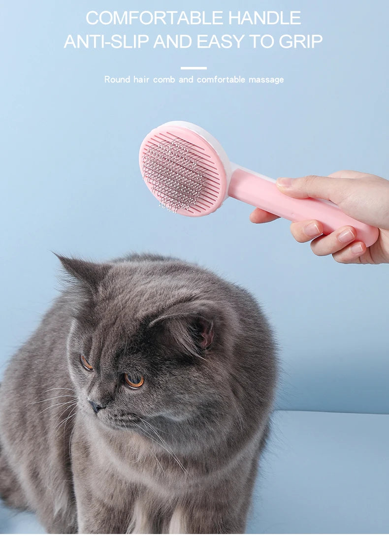 Cat Brush Pet Grooming Brush for Cats Remove Hairs Pet Cat Hair Remover Pets Hair Removal Comb Puppy Kitten Grooming Accessories