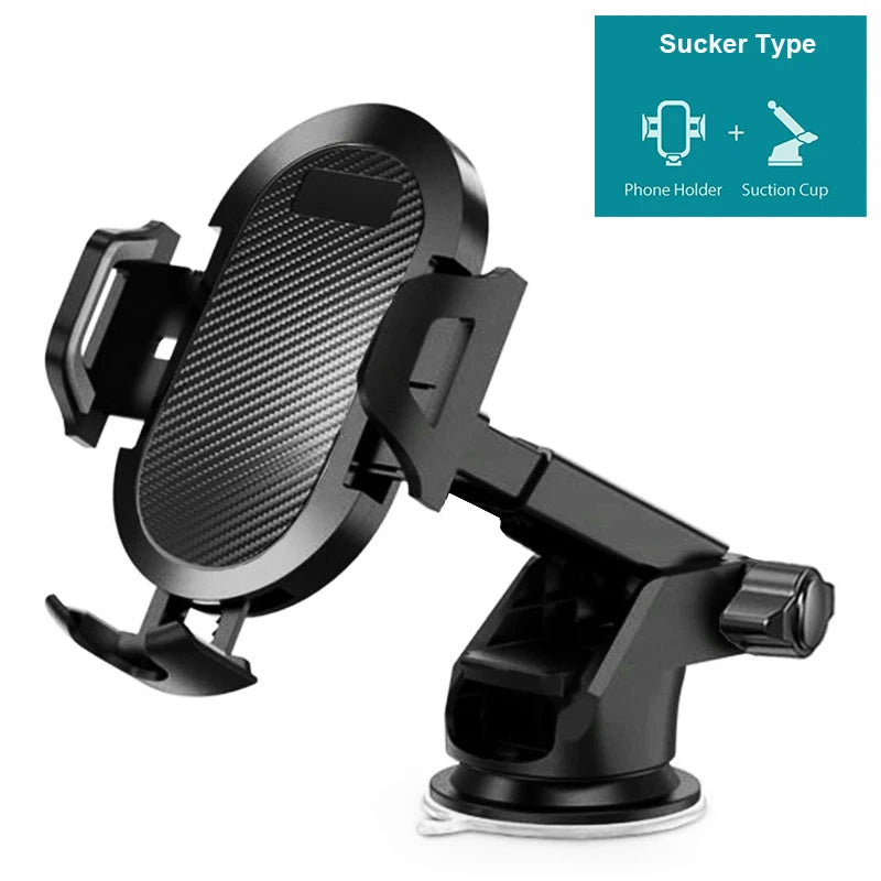 New Sucker Car Phone Holder Mobile Phone Holder Stand in Car No Magnetic GPS Mount Support For iPhone 11 Pro Xiaomi Samsung