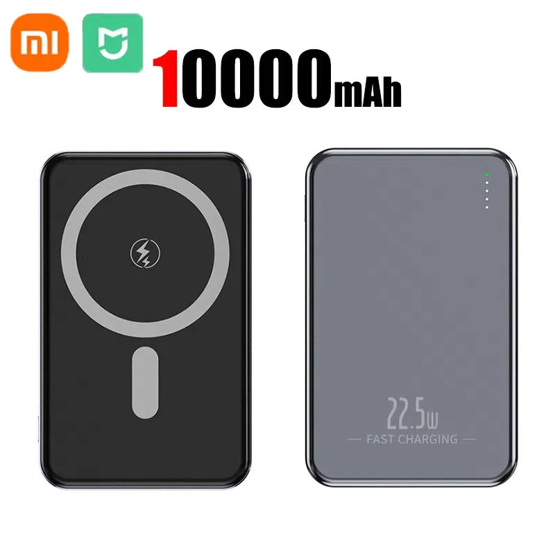 Xiaomi Ultra Slim Power Bank Mac Fast Charge Auxiliary Battery 50000mAh Magnetic Magnet Wireless Charging For IPhone Samsung
