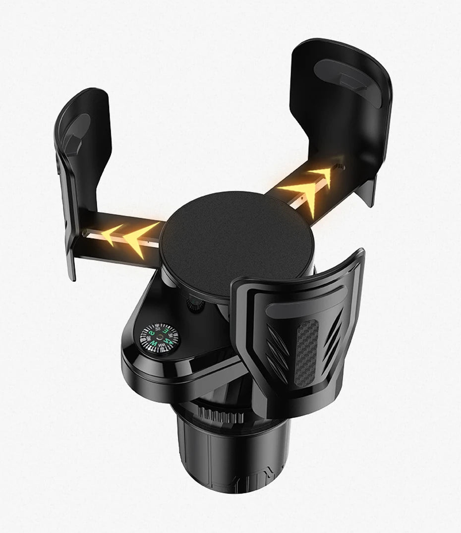 SEAMETAL 2 IN 1 Car Cup Holder Expander Adapter Base Vehicle Drinking Bottle Phone Organizer for Auto Car Styling Accessories