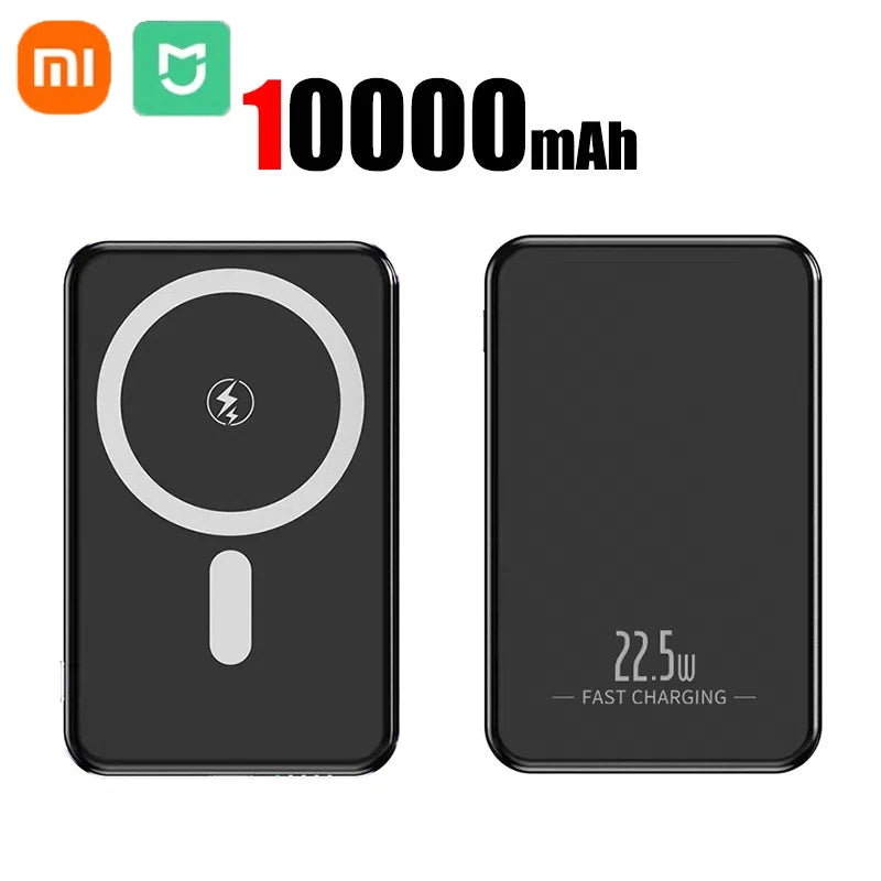 Xiaomi Ultra Slim Power Bank Mac Fast Charge Auxiliary Battery 50000mAh Magnetic Magnet Wireless Charging For IPhone Samsung