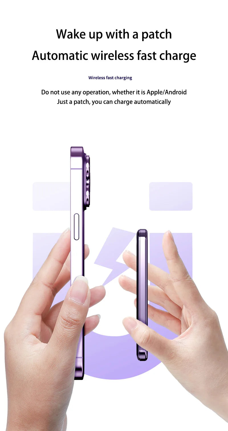Xiaomi Ultra Slim Power Bank Mac Fast Charge Auxiliary Battery 50000mAh Magnetic Magnet Wireless Charging For IPhone Samsung