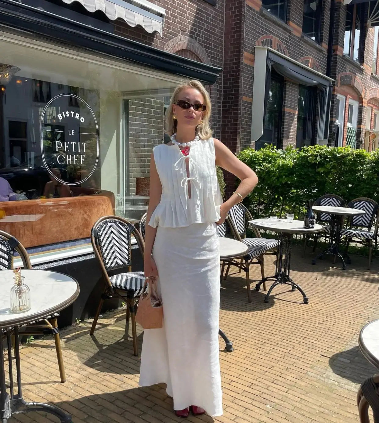 Tossy White Bandage Ribbed Tank Top Shirts For Women Hollow Out Sleeveless Slim Summer Fashion Vest Women's Lace-Up Vest Y2k Top