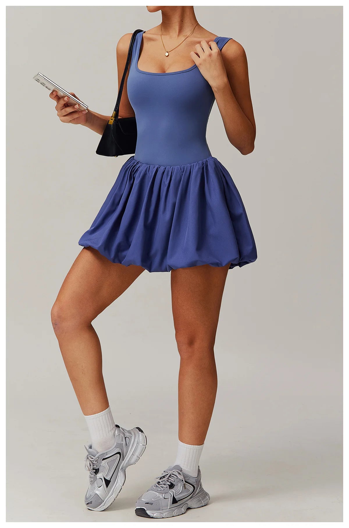 New Fake Two-piece Sports Dress Women's Anti Glare Yoga Jumpsuit Outdoor Running Fitness Tennis Skirt Workout Rompers Yoga Set