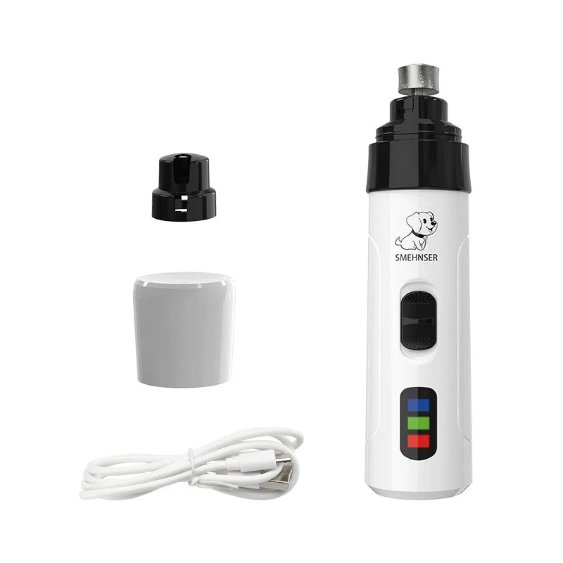 Painless Electric Dog Nail Grinder for Small Large Dog Cat Nail Clippers Pet Paws Nail Grooming USB Charging Trimmer Pet Supplie