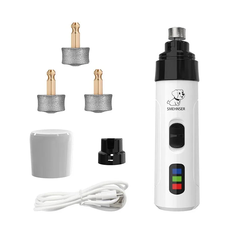Painless Electric Dog Nail Grinder for Small Large Dog Cat Nail Clippers Pet Paws Nail Grooming USB Charging Trimmer Pet Supplie
