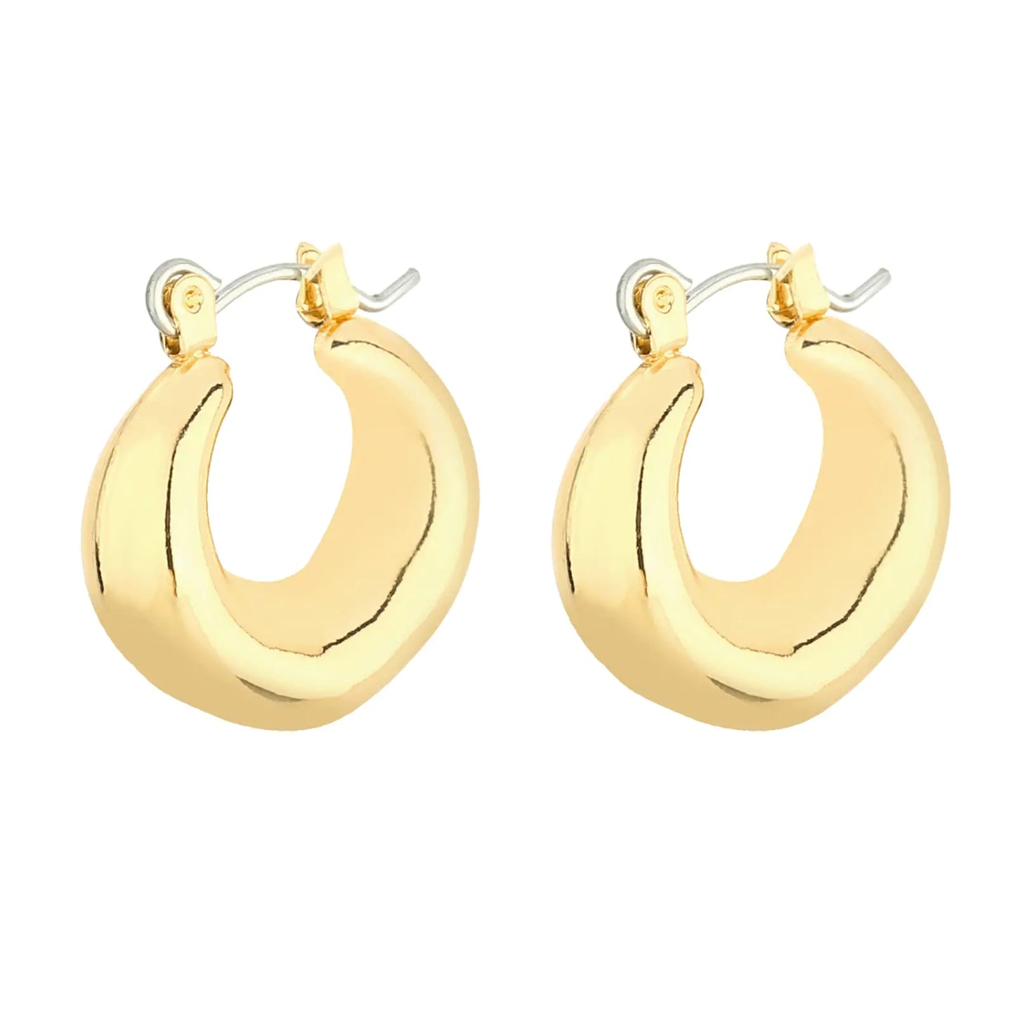 Wgoud Chunky Hoop Earrings Set
