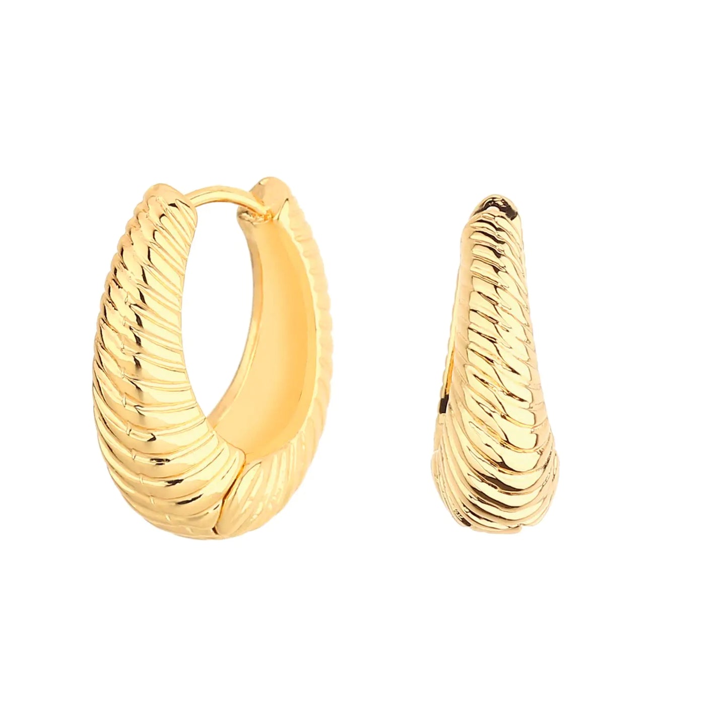Wgoud Chunky Hoop Earrings Set