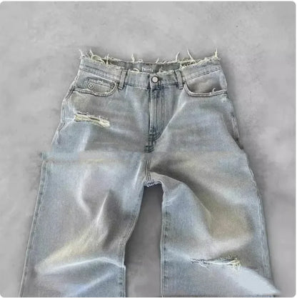 European Style Ripped Jeans for Men