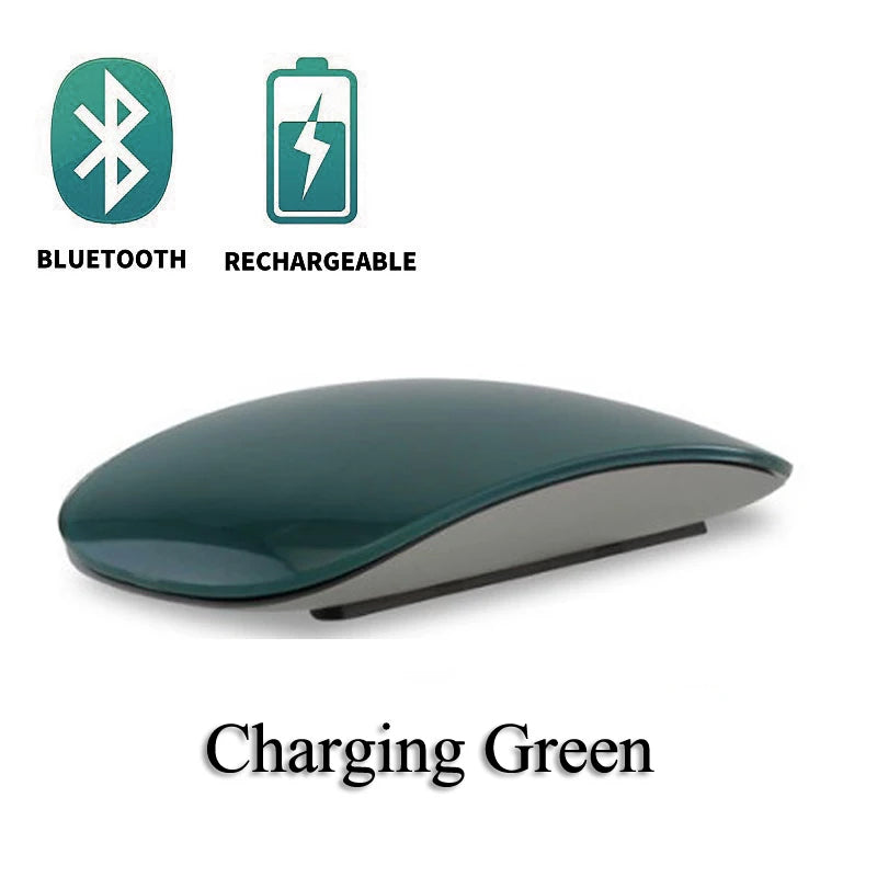 Bluetooth 5.0 wireless mouse wirelesss Rechargeable Silent Multi Arc Touch Mice Ultra-thin Magic Mouse For Laptop Ipad Mac PC