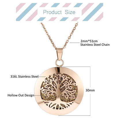 lotus necklace Aromatherapy Essential Oil Diffuser Locket  Perfume Necklace Stainless Steel Locket with Felt Pads For Woman
