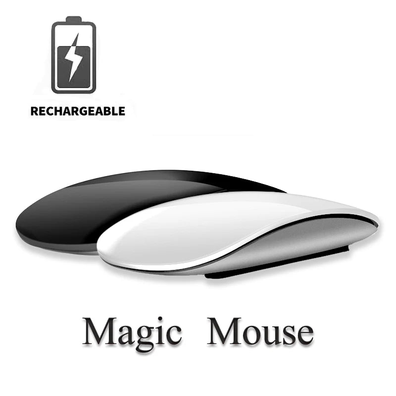 Bluetooth 5.0 wireless mouse wirelesss Rechargeable Silent Multi Arc Touch Mice Ultra-thin Magic Mouse For Laptop Ipad Mac PC