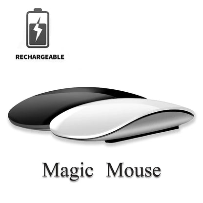 Bluetooth 5.0 wireless mouse wirelesss Rechargeable Silent Multi Arc Touch Mice Ultra-thin Magic Mouse For Laptop Ipad Mac PC