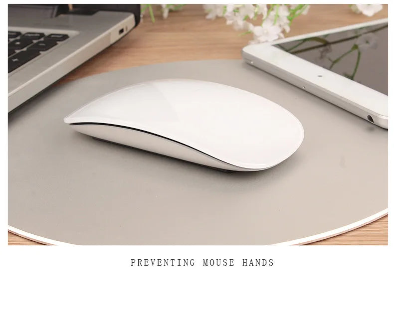 Bluetooth 5.0 wireless mouse wirelesss Rechargeable Silent Multi Arc Touch Mice Ultra-thin Magic Mouse For Laptop Ipad Mac PC