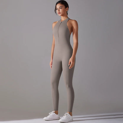 Women's Sports Shapewer Backless Yoga Jumpsuit Shorts Set Women Bodysuits Tummy Control Butt Lifting Sports Shapewea Fitness
