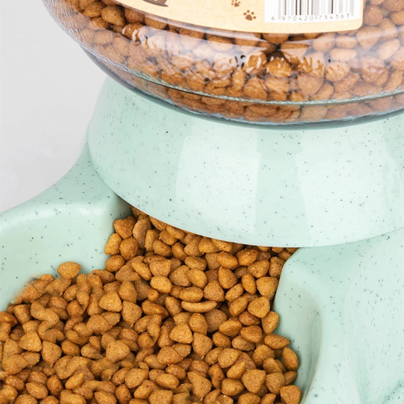 Automatic Pet Feeder & Water Bowl Set