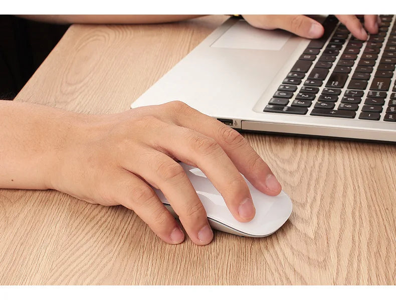 Bluetooth 5.0 wireless mouse wirelesss Rechargeable Silent Multi Arc Touch Mice Ultra-thin Magic Mouse For Laptop Ipad Mac PC