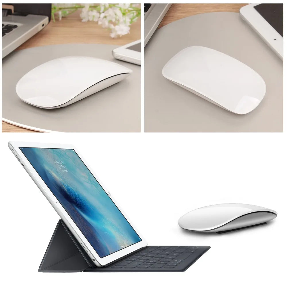 Bluetooth 5.0 wireless mouse wirelesss Rechargeable Silent Multi Arc Touch Mice Ultra-thin Magic Mouse For Laptop Ipad Mac PC