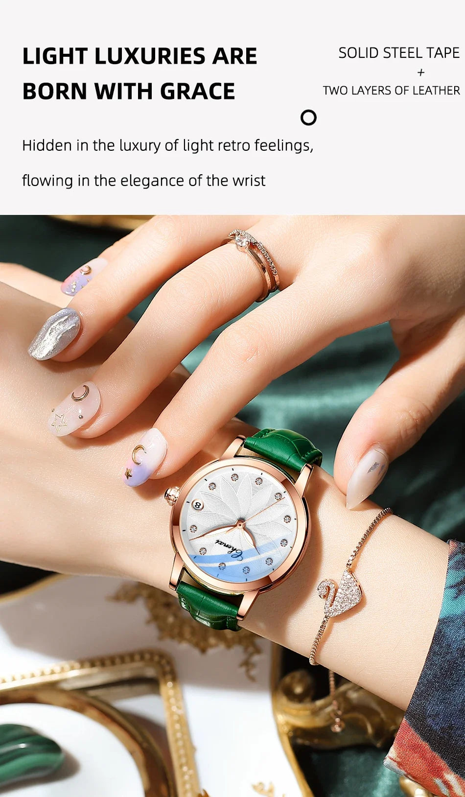 New CHENXI Women Automatic Mechanical Watch Top Brand Luxury Wrist Watch Waterproof Female Leather Business Clock Reloj de mujer