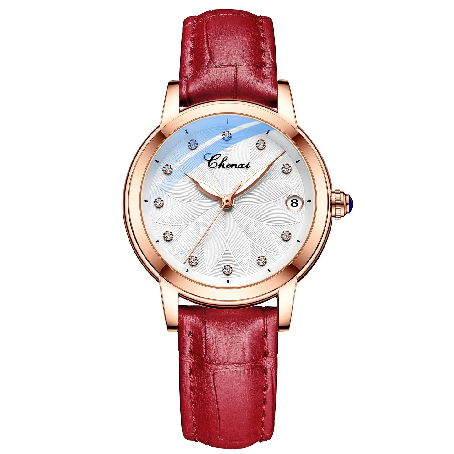 New CHENXI Women Automatic Mechanical Watch Top Brand Luxury Wrist Watch Waterproof Female Leather Business Clock Reloj de mujer