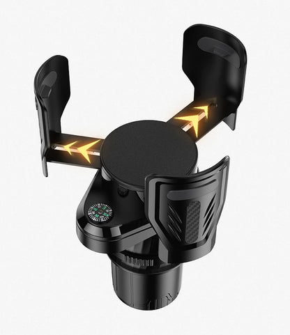 SEAMETAL 2 IN 1 Car Cup Holder Expander Adapter Base Vehicle Drinking Bottle Phone Organizer for Auto Car Styling Accessories