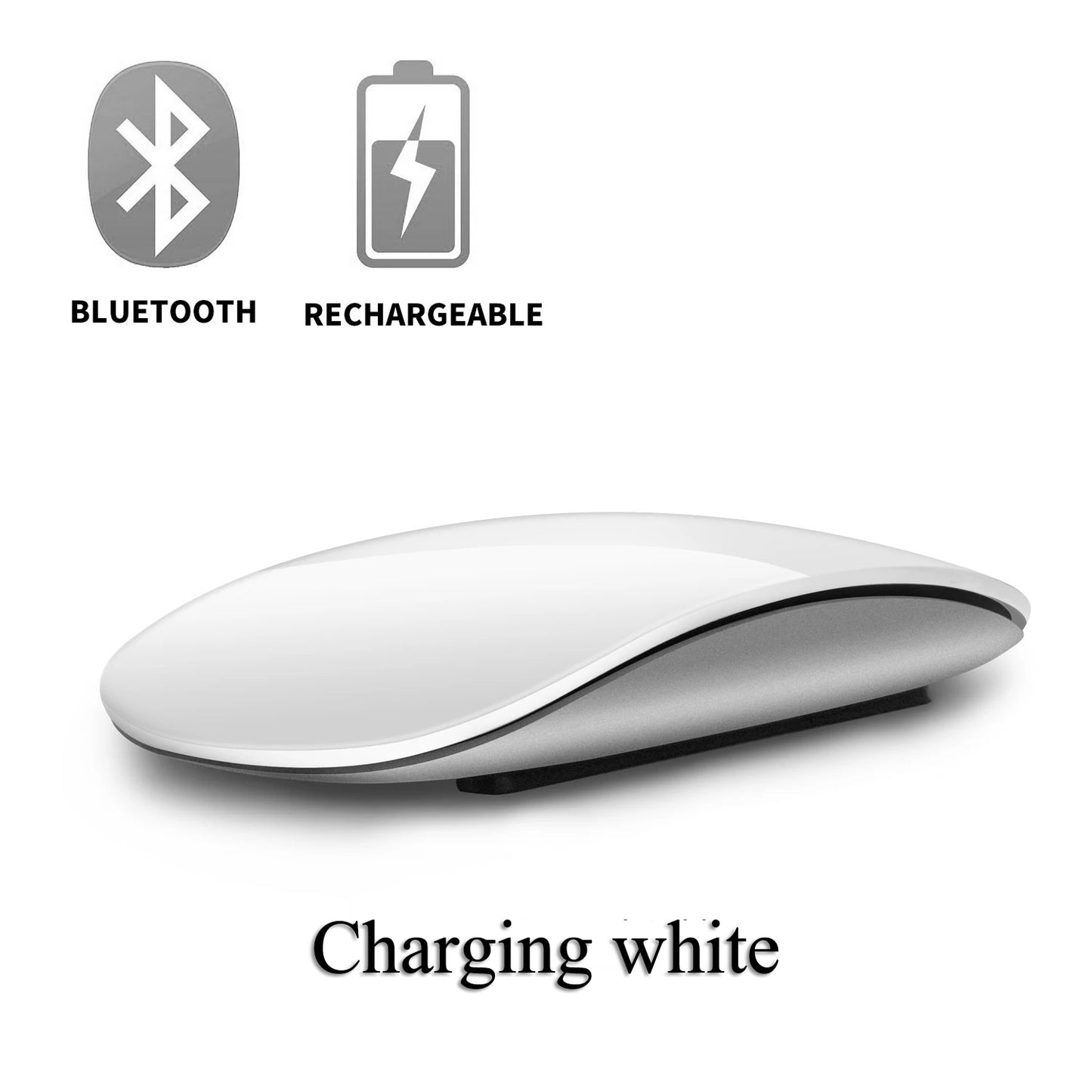 Bluetooth 5.0 wireless mouse wirelesss Rechargeable Silent Multi Arc Touch Mice Ultra-thin Magic Mouse For Laptop Ipad Mac PC