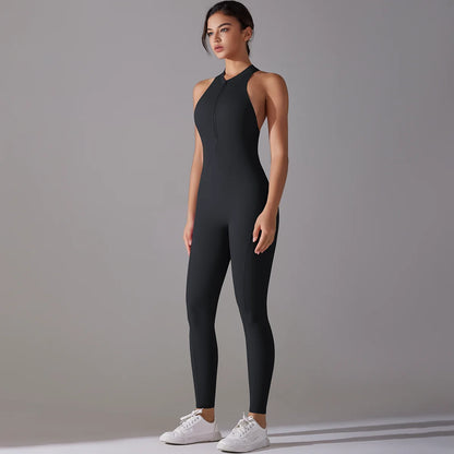 Women's Sports Shapewer Backless Yoga Jumpsuit Shorts Set Women Bodysuits Tummy Control Butt Lifting Sports Shapewea Fitness