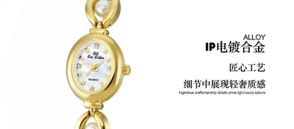 Bee Sister New Luxury Brand Women Wrist Watches Small Green Classic Stainless Steel Reloj De Mujer Fashion Watch for Ladies