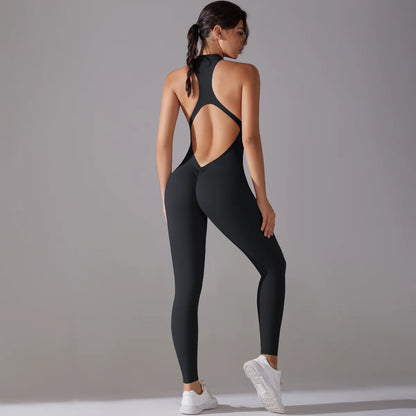 Women's Sports Shapewer Backless Yoga Jumpsuit Shorts Set Women Bodysuits Tummy Control Butt Lifting Sports Shapewea Fitness