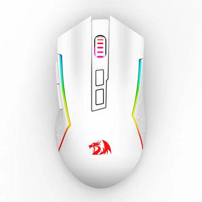 Redragon M693 Wireless/Wired BT & 2.4G Bluetooth Gaming 8000 DPI Mouse 3-Mode Connection RGB Backlight for PC/Mac/Laptop