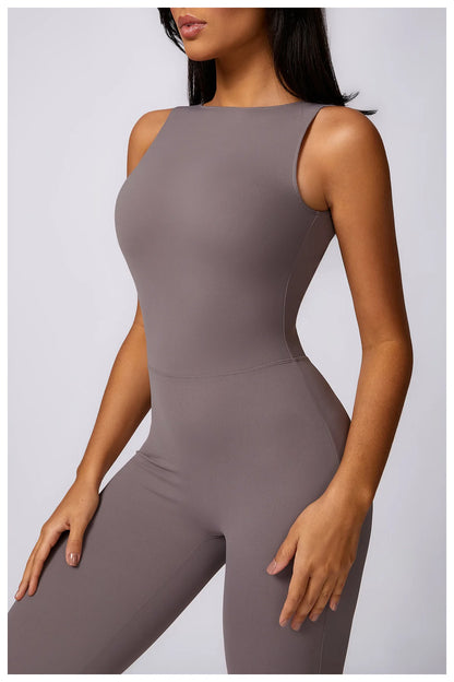New Gym Women Training Yoga Set Sportswear Women One Piece Jumpsuit Fitness Rompers Female Workout Legging Bodysuits