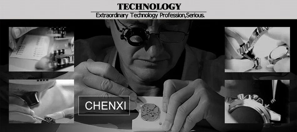 New CHENXI Women Automatic Mechanical Watch Top Brand Luxury Wrist Watch Waterproof Female Leather Business Clock Reloj de mujer