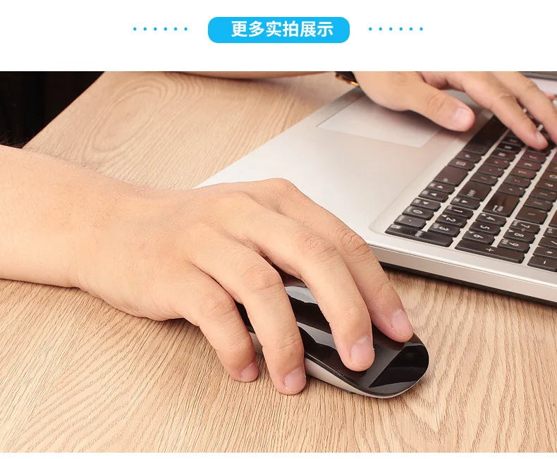 Bluetooth 5.0 wireless mouse wirelesss Rechargeable Silent Multi Arc Touch Mice Ultra-thin Magic Mouse For Laptop Ipad Mac PC