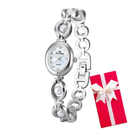 Bee Sister New Luxury Brand Women Wrist Watches Small Green Classic Stainless Steel Reloj De Mujer Fashion Watch for Ladies