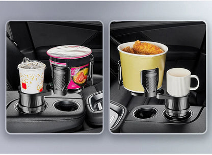 SEAMETAL 2 IN 1 Car Cup Holder Expander Adapter Base Vehicle Drinking Bottle Phone Organizer for Auto Car Styling Accessories