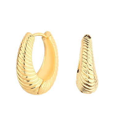 Wgoud Chunky Hoop Earrings Set